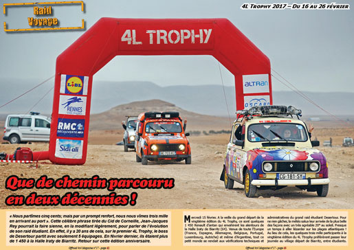Le  4L Trophy 2017