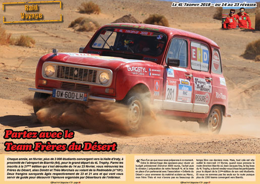 Le 4L Trophy 2018