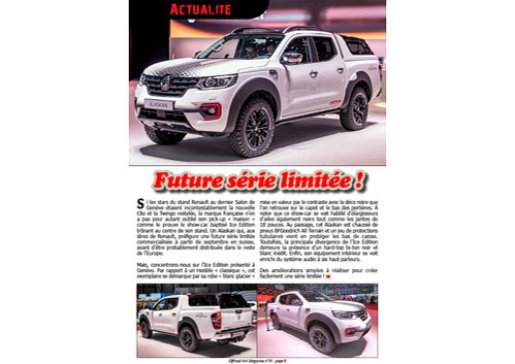 Le Renault Alaskan Ice Edition