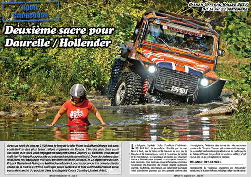 Le Balkan Offroad Rallye 2017