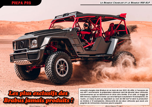 Le Brabus Crawler et le Brabus 900 XLP