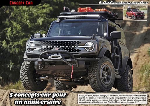 Les Ford Bronco Concept-cars de Holly