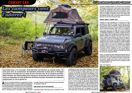 Le Ford Bronco Overland Concept