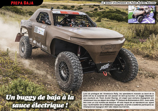 Le buggy EcoPower du Team Avatel Racing