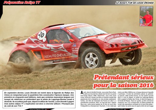 Le buggy T1A de Louis Dronde
