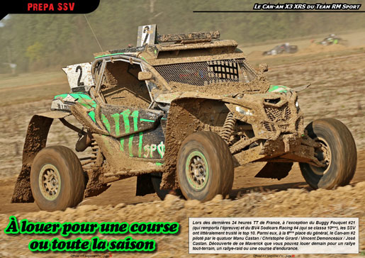 Le Can-am X3 XRS du Team RM Sport