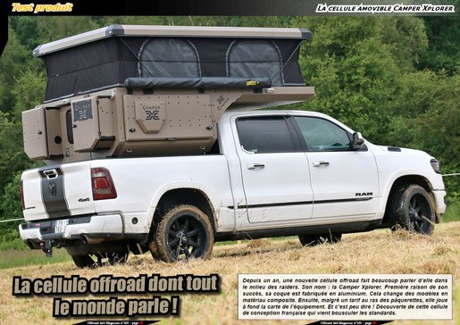 La présentation de la cellule Camper Xplorer