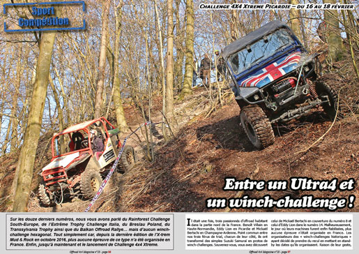 Le Challenge 4X4 Xtrême Picardie
