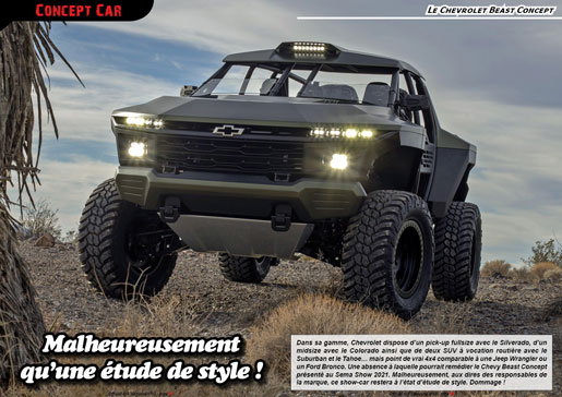 Le Chevrolet Beast Concept