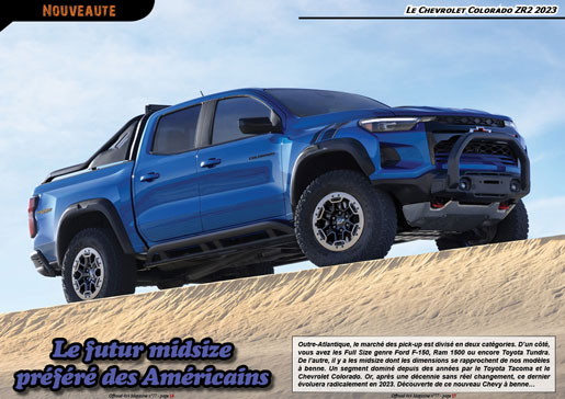 Le Chevrolet Colorado ZR2 2023