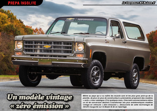 Le Chevrolet K5 Blazer-E