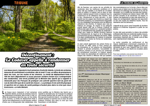 La tribune du Codever - mai 2020