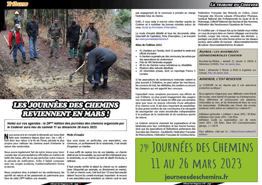 La tribune du Codever - janvier 2023