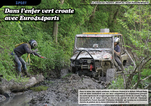 Le Croatia Trophy 2019 du team Euro4x4parts