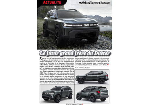 Le Dacia Bigster Concept