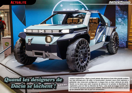 Le Dacia Manifesto