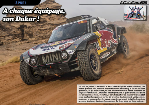 Le Dakar Rallye et le Dakar Classic 2021