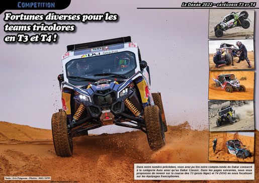 Le Dakar 2022 - catégorie T3 et T4