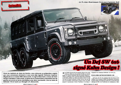 Le Flying Huntsman Civilian Carrier 6x6