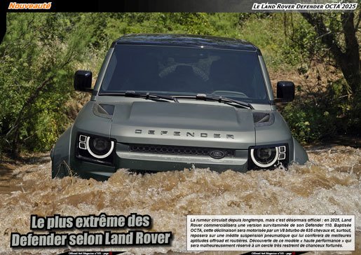 Le Land Rover Defender OCTA 2025
