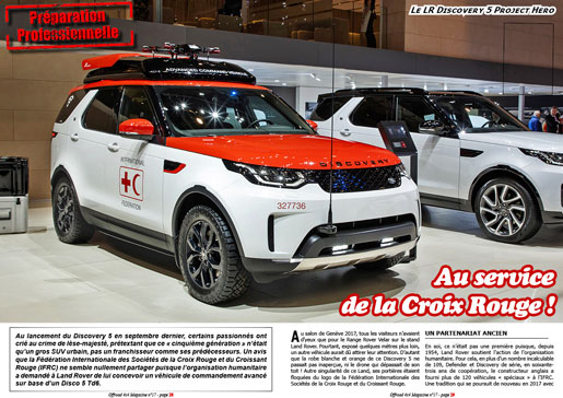 Le Land Rover Discovery 5 Project Hero