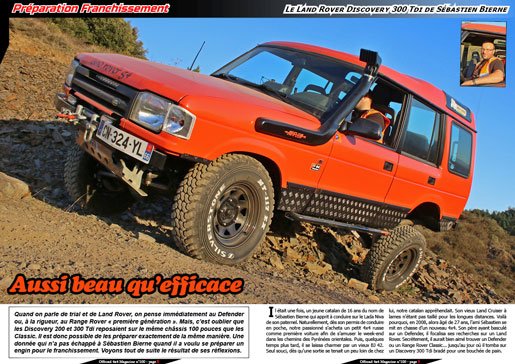 Le LR Discovery 300 Tdi de Sébastien Bierne