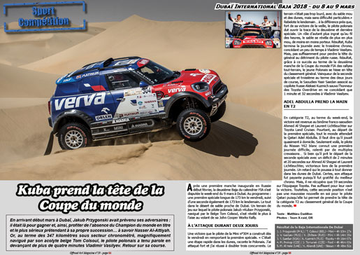 La Dubaï International Baja 2018