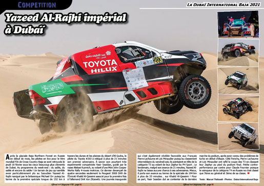 La Dubaï International Baja 2021