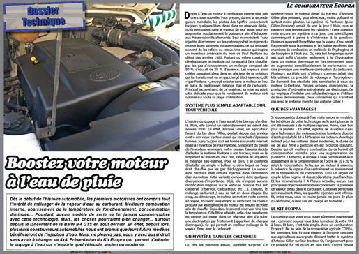 Le Comburateur Ecopra