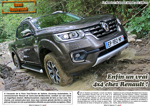 L'essai du Renault Alaskan Intens dCi