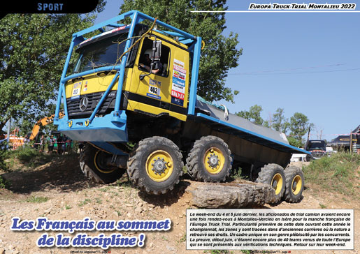 L' Europa Truck Trial Montalieu 2022