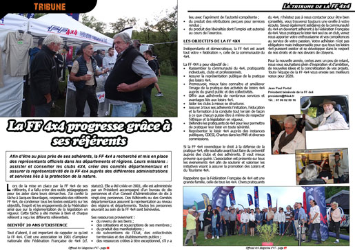 La tribune de la FF 4x4 - février 2020