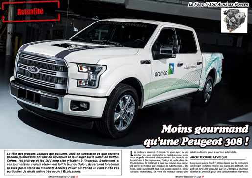 Le Ford F-150 Achates Power