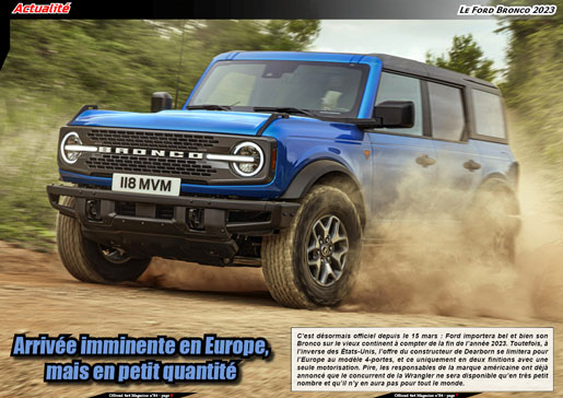 Le Ford Bronco 2023