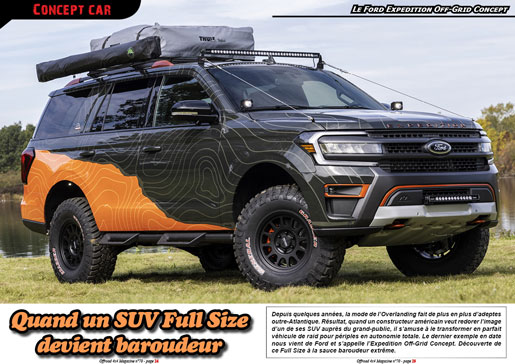 Le Ford Expedition Off-Grid Concept