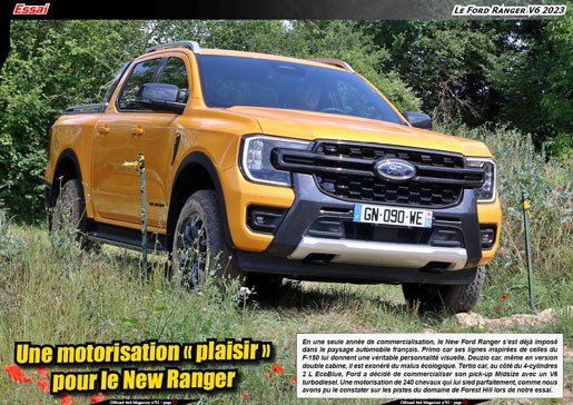 L'essai du Ford Ranger V6 2023