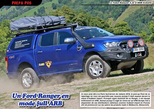 Le Ford Ranger 3,2L d'ARB Europe