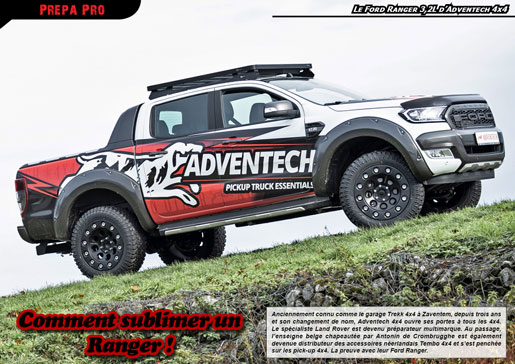 Le Ford Ranger 3,2L d'Adventech 4x4