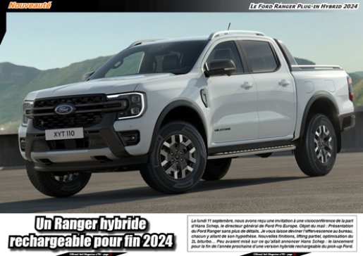 Le Ford Ranger Plug-in Hybrid 2024
