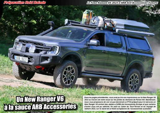Le Ford Ranger V6 2023 d'ARB 4x4 Accessories Europe