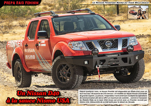 Le Nissan Frontier du Team Wild Grace