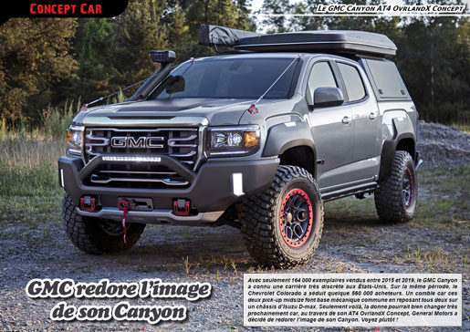Le GMC Canyon AT4 OvrlandX Concept