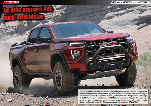 Le GMC Canyon AT4X Edition 1