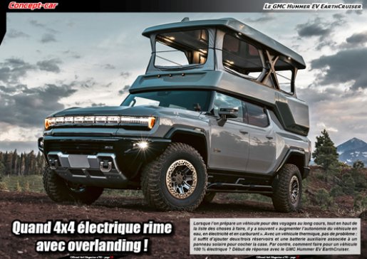 Le GMC Hummer EV EarthCruiser