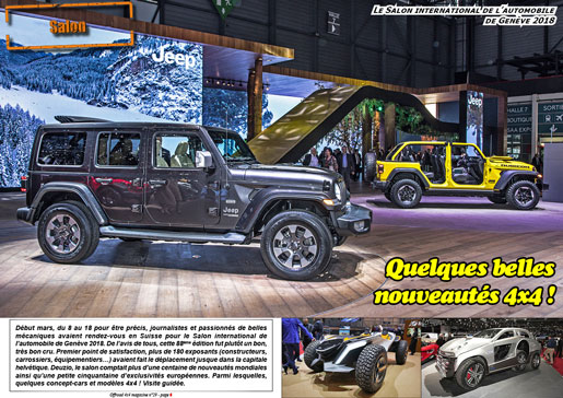 Le Salon international de Genève 2018