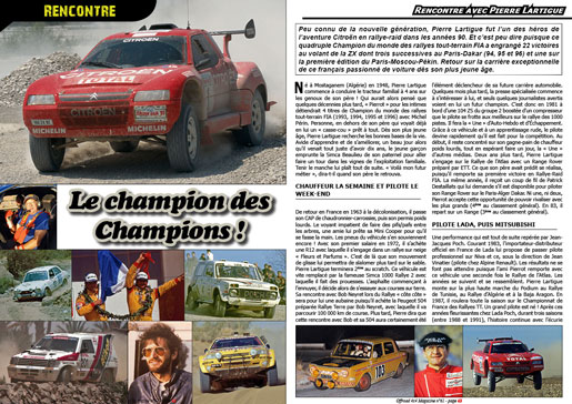Retour sur la carrière de Pierre Lartigue