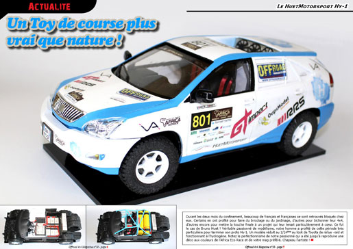 Le modèle réduit HuetMotorsport Hy-1