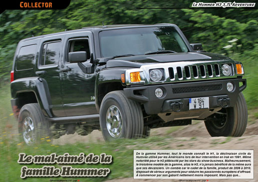 L'essai du Hummer H3 3,7L Adventure