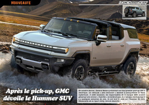 Le GMC Hummer EV SUV