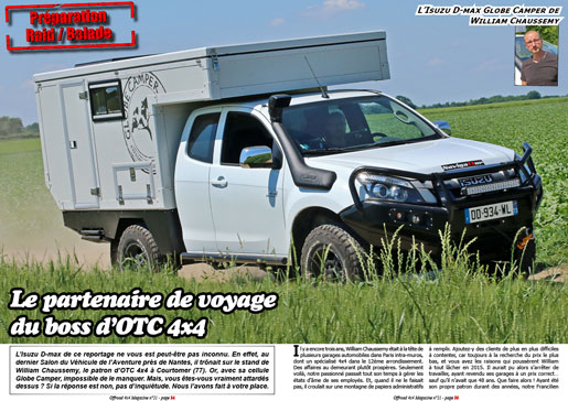 L'Isuzu D-max de William Chaussemy